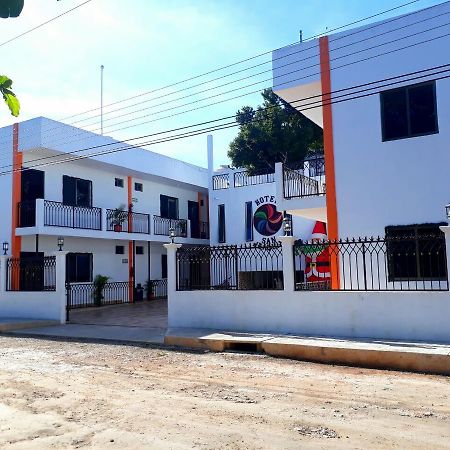 Hotel San Joaquin Bacalar Bagian luar foto
