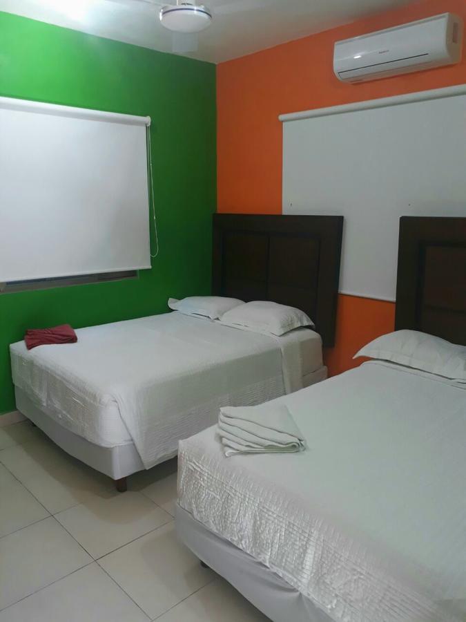 Hotel San Joaquin Bacalar Bagian luar foto