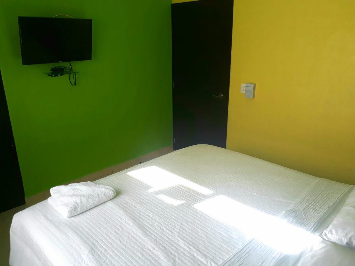 Hotel San Joaquin Bacalar Bagian luar foto