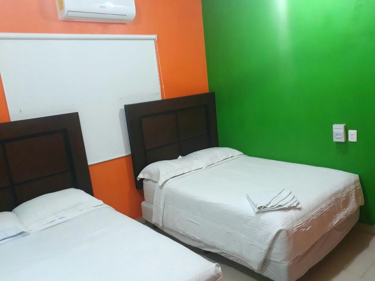 Hotel San Joaquin Bacalar Bagian luar foto