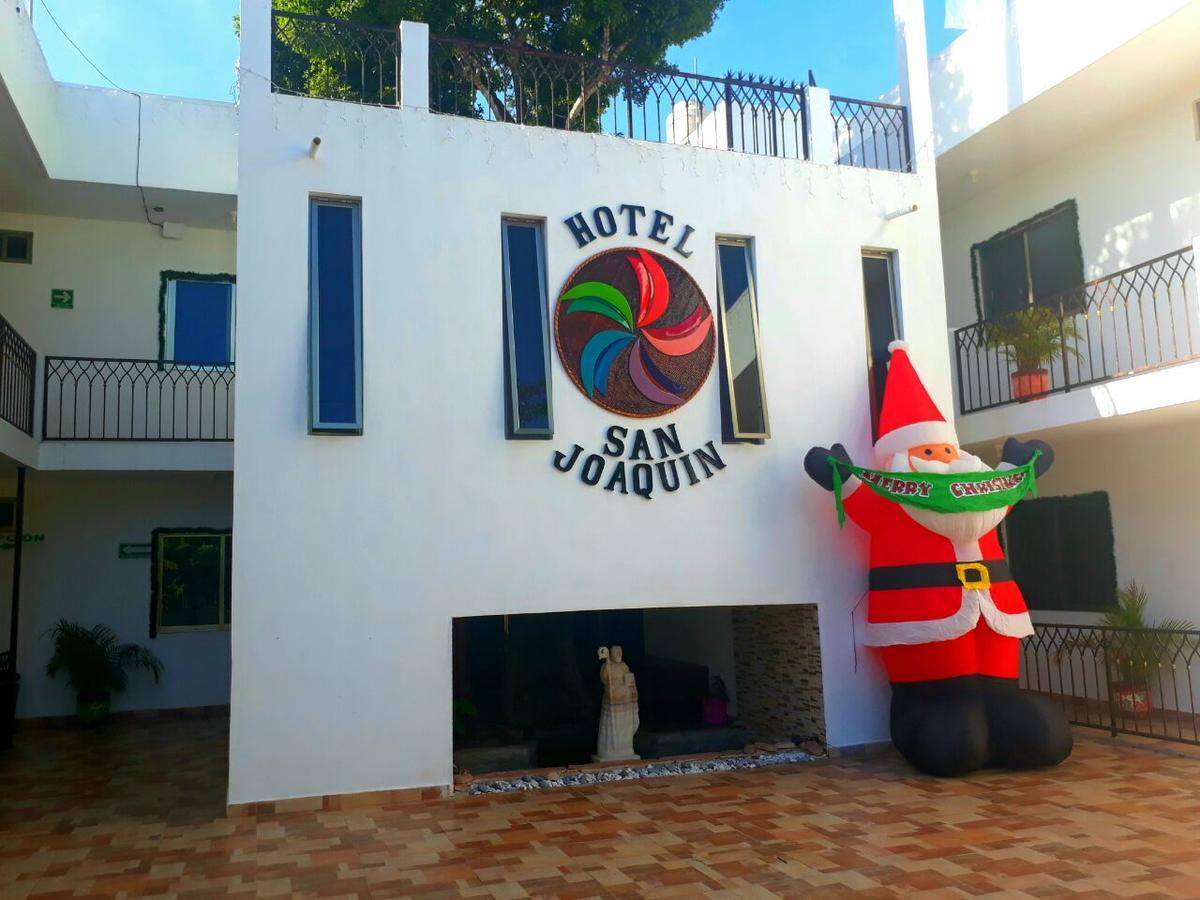 Hotel San Joaquin Bacalar Bagian luar foto