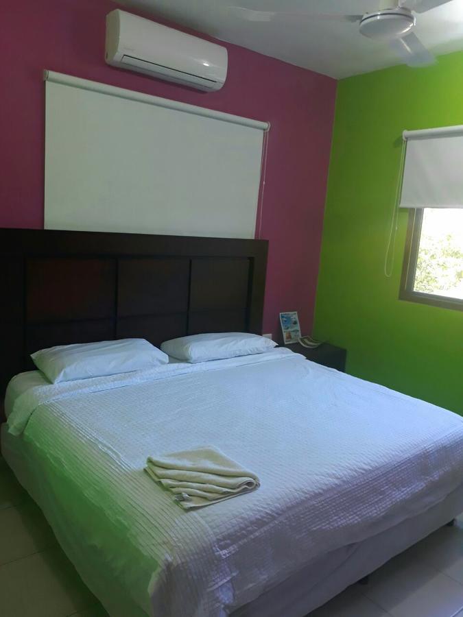 Hotel San Joaquin Bacalar Bagian luar foto